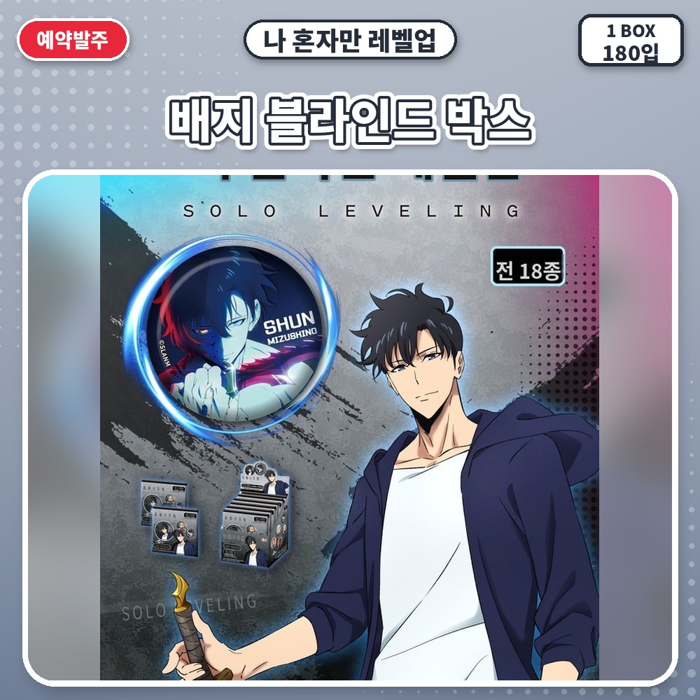 나 혼자만 레벨업 배지 블라인드 박스