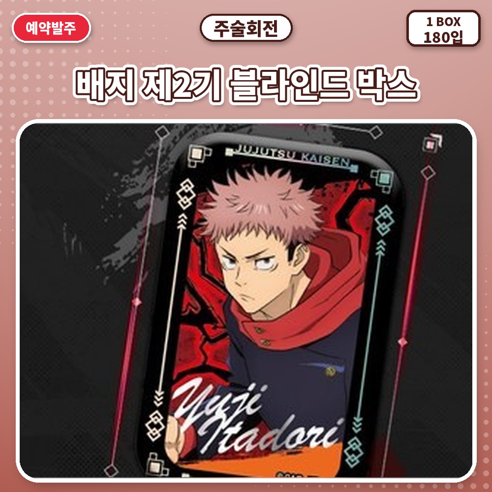 주술회전 배지 제2기 블라인드 박스